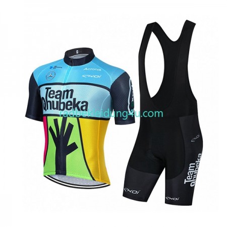 Set Kurzarmtrikot + Trägerhose 2022 Team Qhubeka N001 Set Kurzarmtrikot + Trägerhose 2022 Team Qhubeka N001